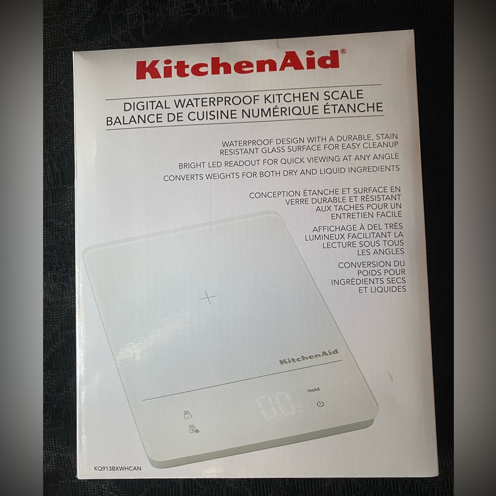 Kitchenaid 11lb digital waterproof kitchen scale BNIB